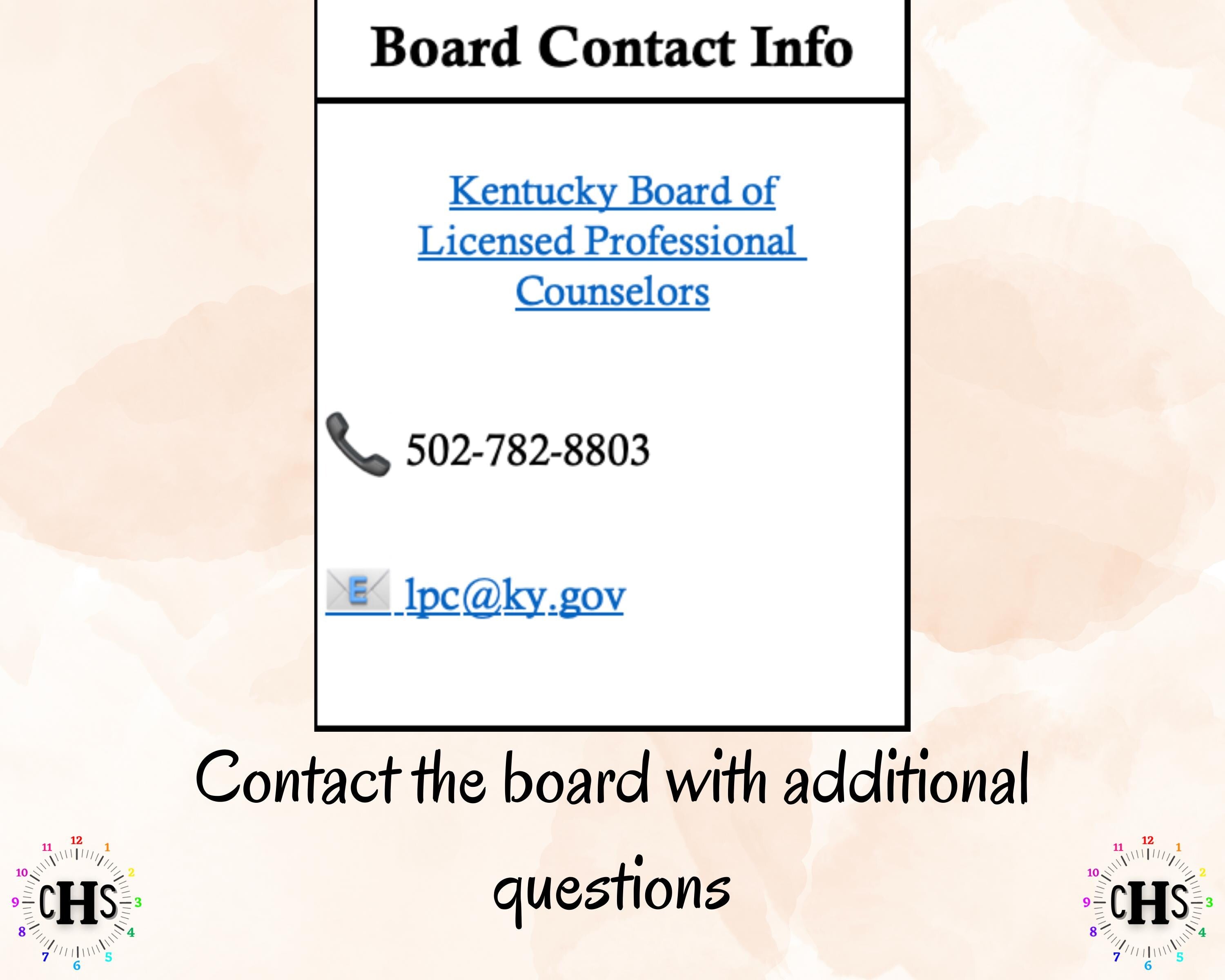 Kentucky LPCC, Clinical Hours Tracker, Supervision Log for Licensed Professional Counseling Associate - Counseling Graduation Gift