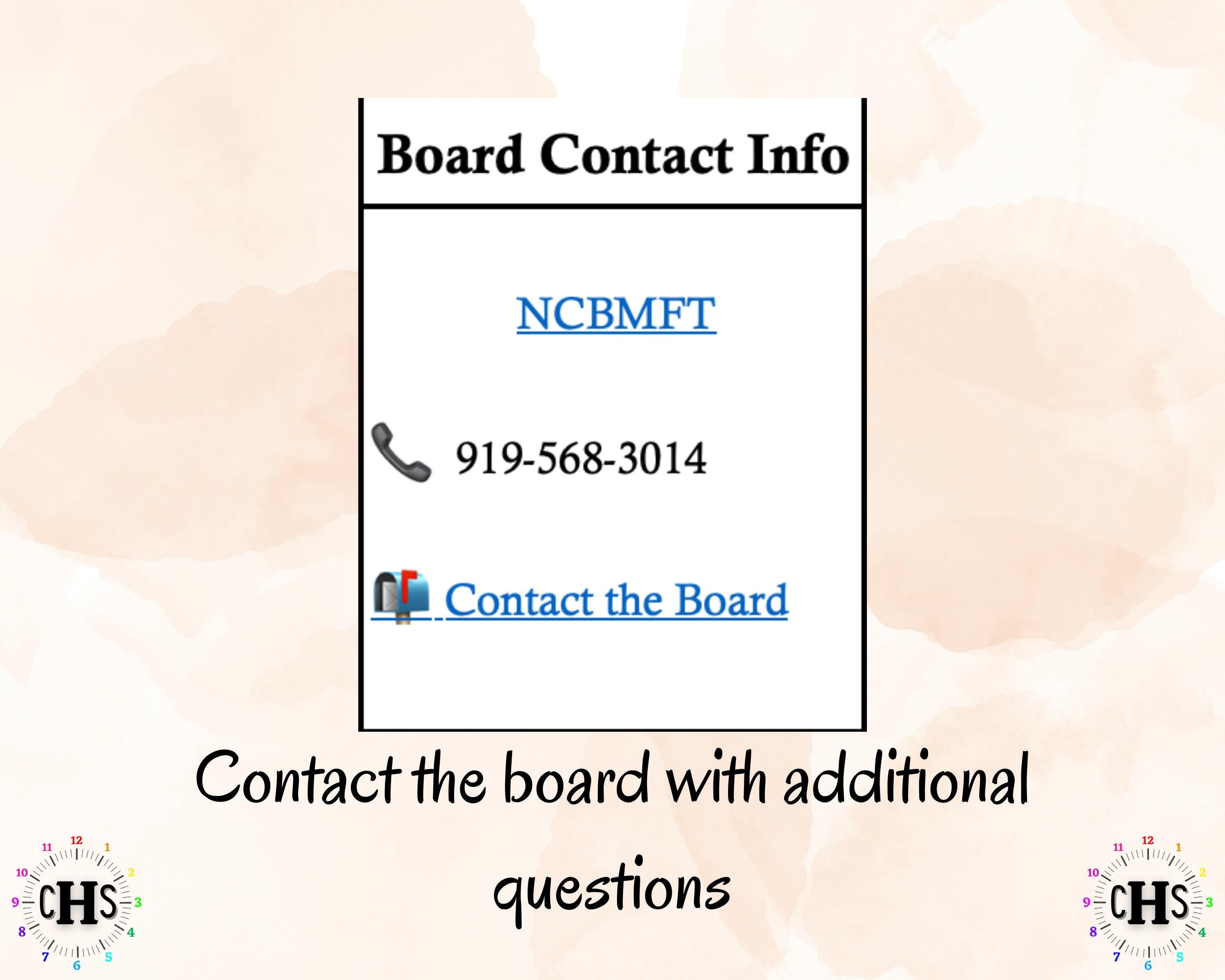 North Carolina LMFT, Clinical Hours Tracker, Supervision Log for Licensed Marriage and Family Therapy Associate - Therapist Graduation Gift