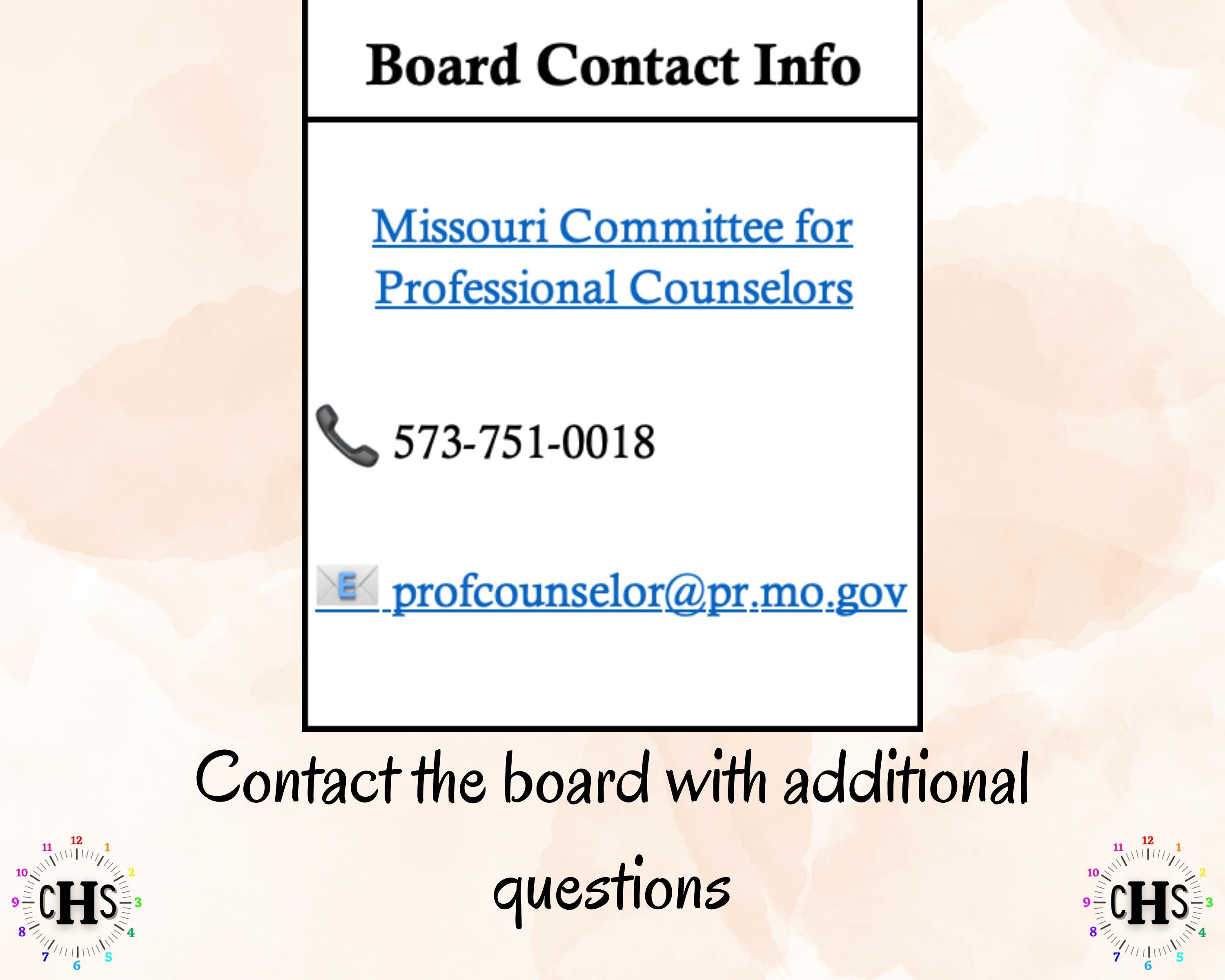 Missouri LPC, Clinical Hours Tracker, Supervision Log for Provisional Licensed Professional Counselor - Counseling Graduation Gift
