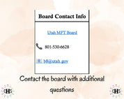 Utah LMFT, Clinical Hours Tracker, Supervision Log for Associate Marriage and Family Therapist - Therapy Graduation Gift