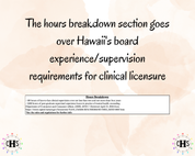 Hawaii LMHC, Clinical Hours Tracker, Supervision Log for Associate Licensed Counselor - Counseling Graduation Gift