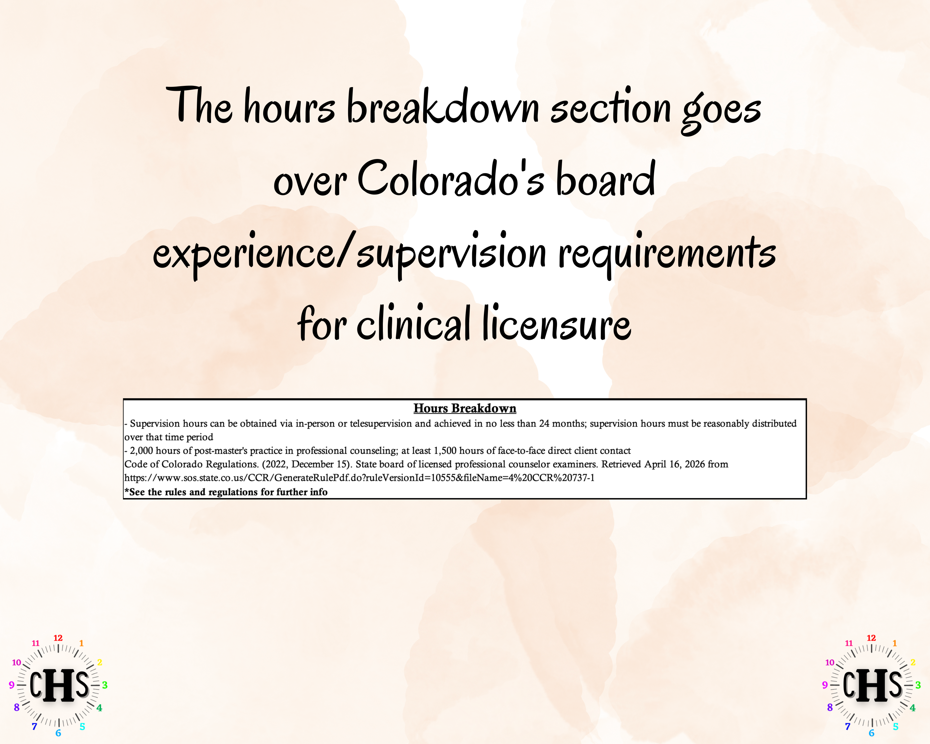Colorado LPC, Clinical Hours Tracker, Supervision Log for Licensed Professional Counselor Candidate - Counseling Graduation Gift