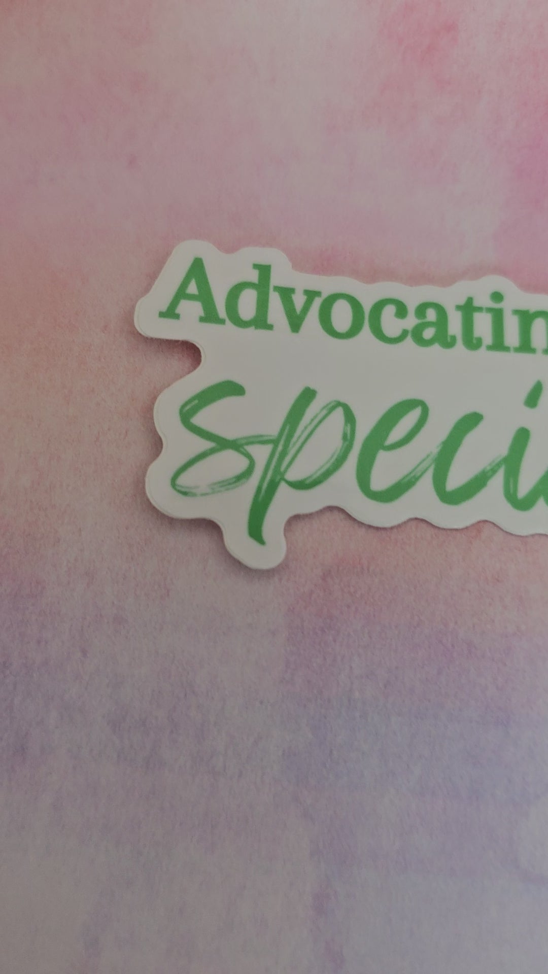 Advocacy Sticker for Social Worker