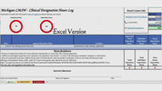 Michigan LMSW-C, Clinical Hours Tracker, Supervision Log for Master Social Worker - MSW Student or MSW Graduation Gift