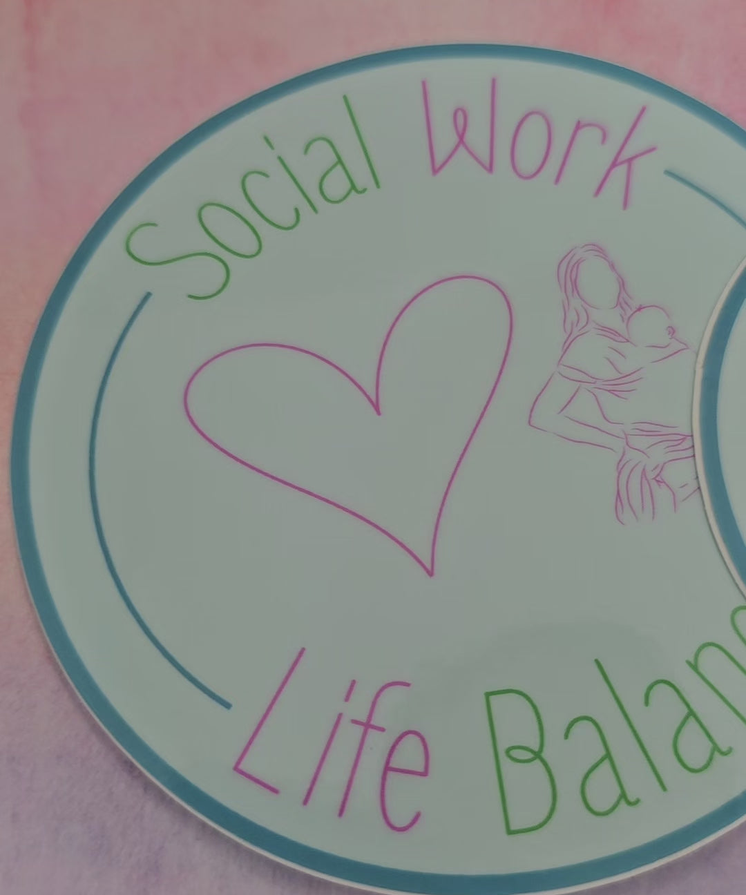 Family Mindfulness Sticker for Social Worker
