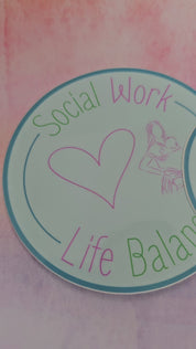 Family Mindfulness Sticker for Social Worker