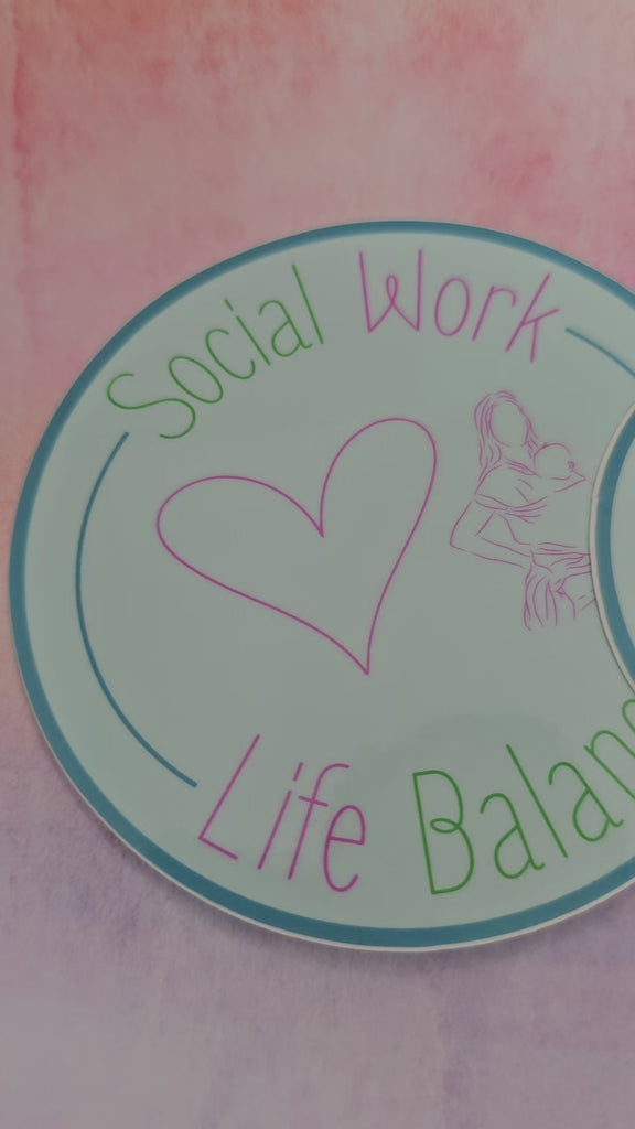 Family Mindfulness Sticker for Social Worker